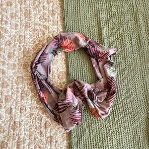 Royal Robbins Mauve Floral Infinity Scarf